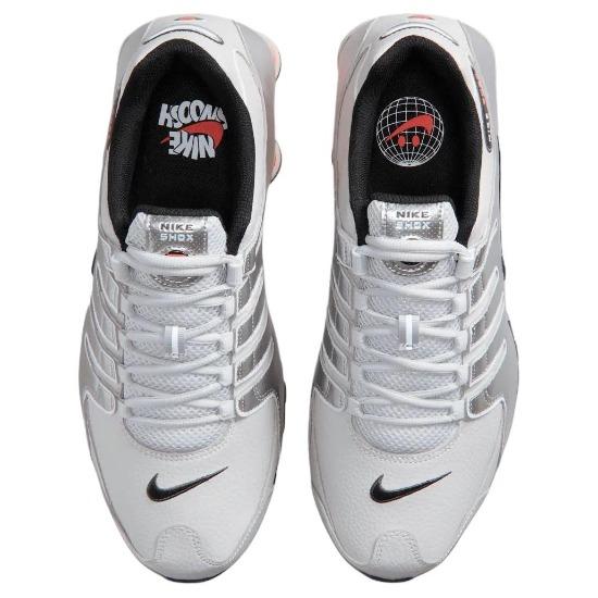 Nike Zapatillas Deportivas Shox Nz Series de Ajuste Cómodo para Hombre Plateado IR0610-025