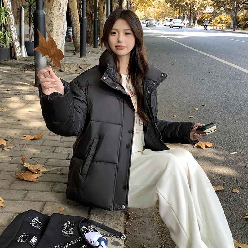 Cotton-padded women's small winter down cotton-padded clothes loose bread clothes thickened short small cotton-padded jacket