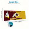 Washington Redskins Color Mouse Pad Large Gaming Table Cushion Non-slip Laptop Tablet Big Mousepad XXL Mat Mini PC Playmat With Lock edge