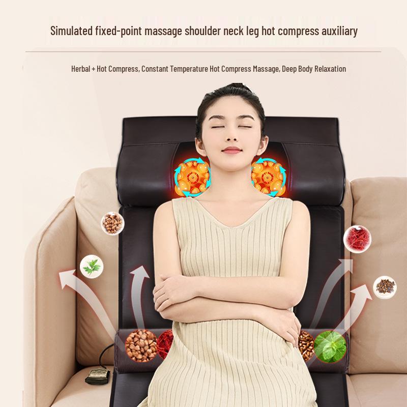 Cervical Spine Massage Cushion: Full-Body Multi-Functional Kneading Massager for Back & Waist - Electric Massage Pillow