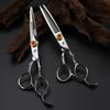 6.0 Inch Nimpson, Snake Handle, Double-Sided Sword, Hair Scissors, Straight Scissors, Tooth Scissors