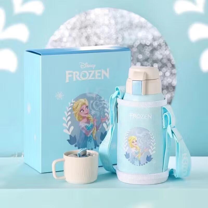 BEDDYBEAR Retro Elsa 316L Stainless Steel Kids  Double-Lid Straw Cup