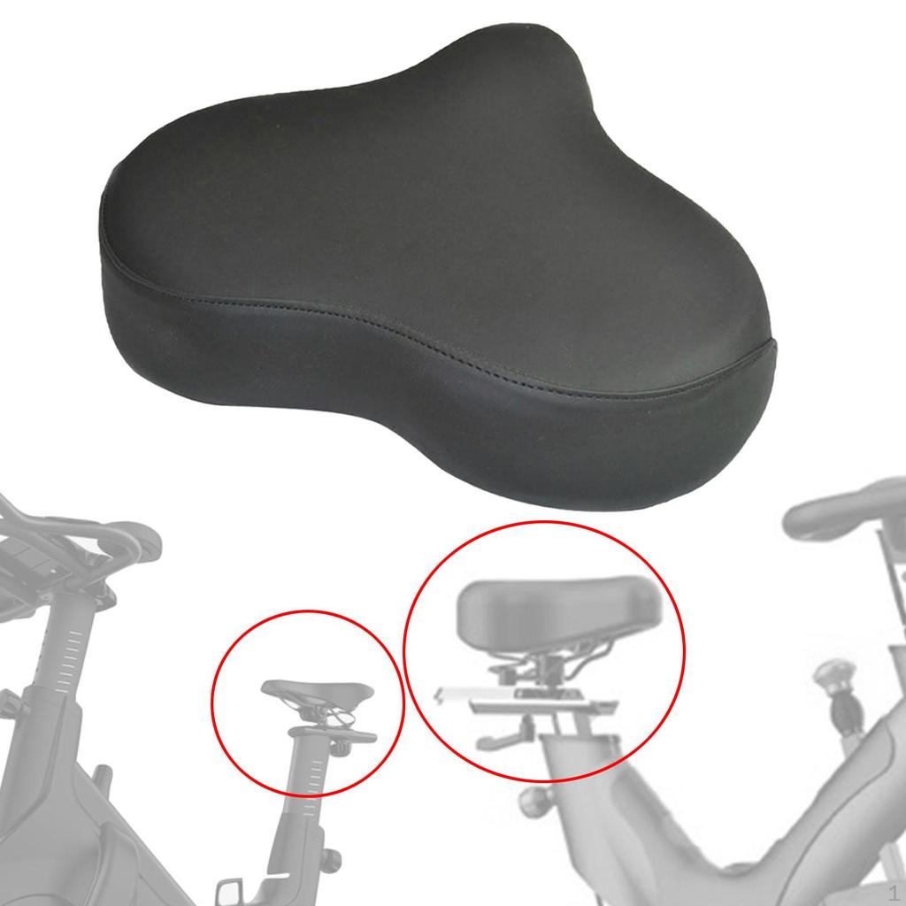 Easy Install Triangular Exercise Bike Saddle Pad Non-Slip Stationary Bikes Enjoy Riding