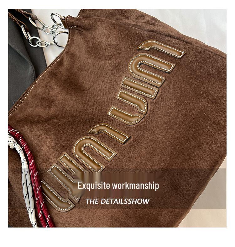 Women's Autumn Canvas Tote: Large Capacity, Casual Single Shoulder Bag for Work Commute