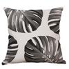 Nordic Decoration Cushion Covers Home Tropical Decoration Pillowcase Black White Plant Leaves Decor for Home Pillowcases
