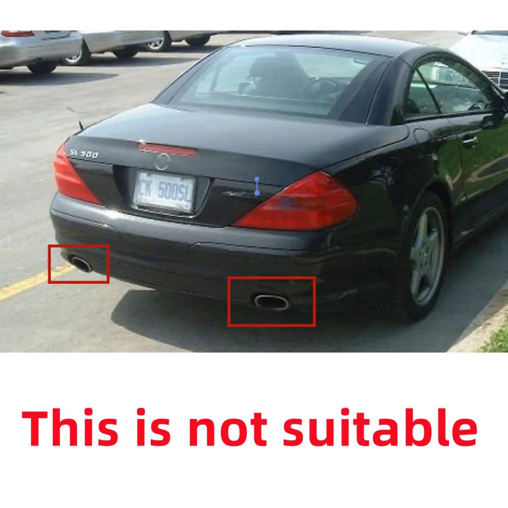Auto Achteruitlaat Eindpijp Cover Trim Demper Past Op Mercedes Benz CLA 2013-2016 /SLK R172 CLS C218 SL R230 retrofit