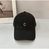 Autumn and winter three-dimensional letter woolen material hard top warm baseball cap men and women versatile face small cap tide