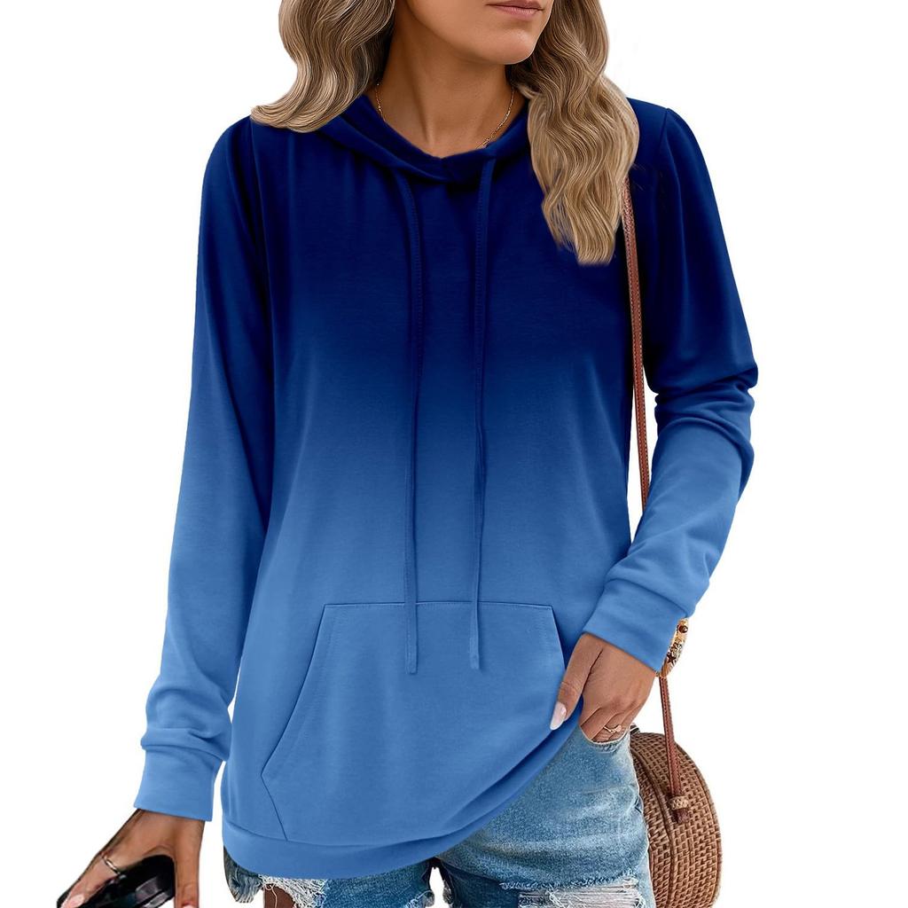 Womens Pullover Hoodies Teen Girls Fashion Hooded Sweatshirt Womans Fall Tunic Top