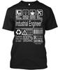 Industrial Engineer Multitasking Multi Tasking T Shirt Made In USA Size S To 5XL