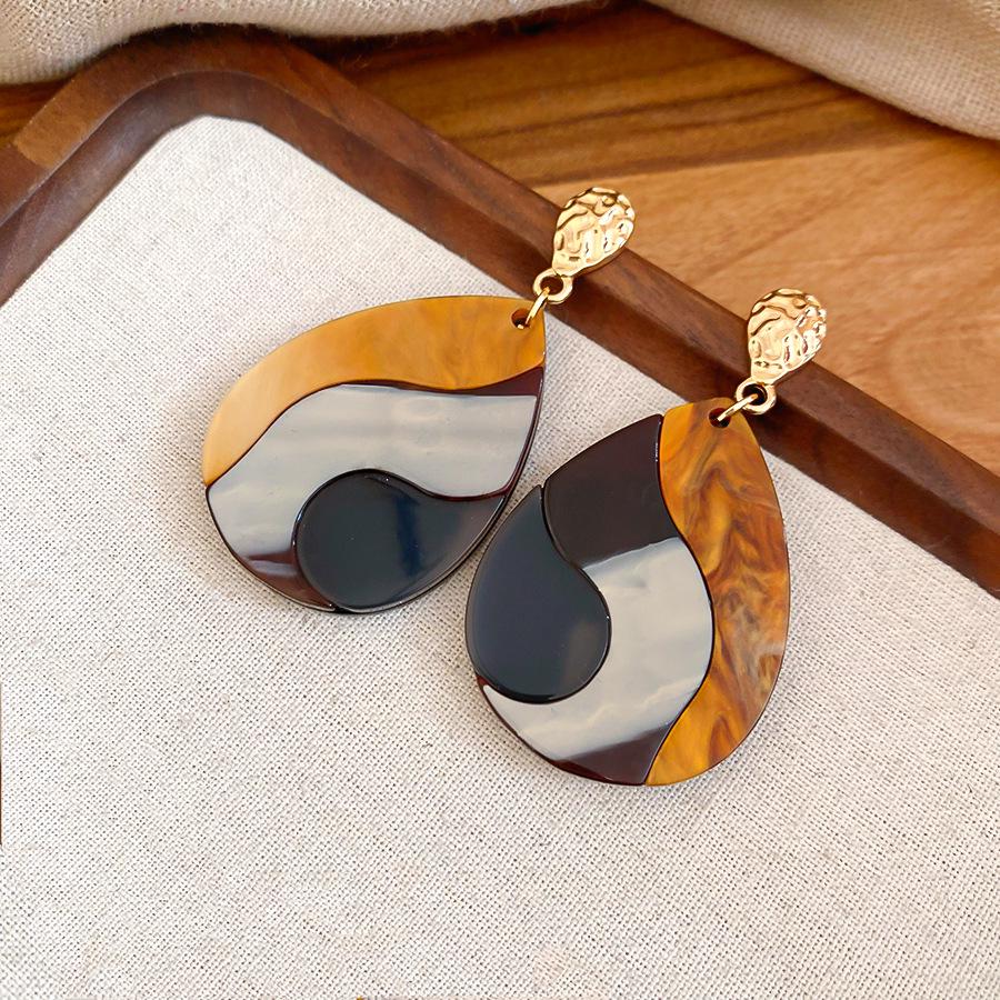 Ретро этнические геометрические серьги-капли - Высококлассный нишевый стиль для женщин