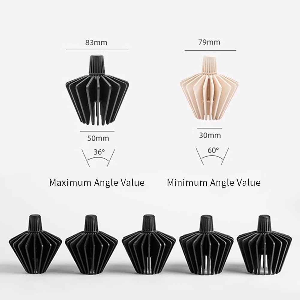 Coffee Filter Paper Assist Tool, Adjustable Angle Coffee Press, Coffee Filter Paper Assistant, Coffee Cake Filter Paper Press, Coffee Filter Shape