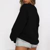 Women's Casual Fashion Round Neck Long Sleeve Halloween Printed Sweatshirt