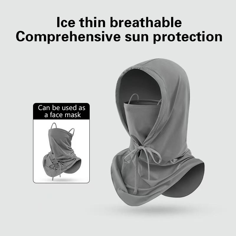 Upf 50+ Balaclava Men Women Face Mask Sun/Uv Protection Breathable Long Ice Silk Neck Covers For Cycling Motorcycle Fishing