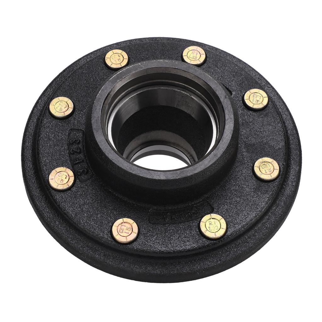 16PCS 8 On 6.5in Trailer Hub Kit 7000lbs Capacity Secure Connection Replacement Axle Hub Set for Trailer Axle