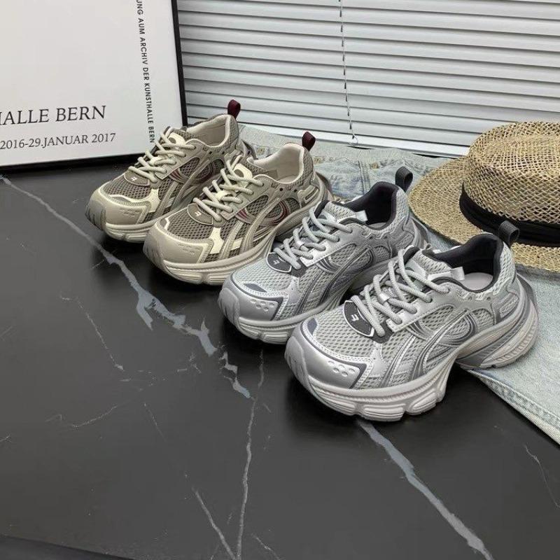 Summer and Autumn New Thick-soled Fashion Dad Shoes Women's Mesh Lightweight Casual Sports Shoes Women's Tide