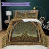 Tree of Life Pattern Bedding uilt Set uilt Cover Pillowcase Home Decoration Birthday Gift (1 * duvet cover + 2 * pillowcase  without core)146