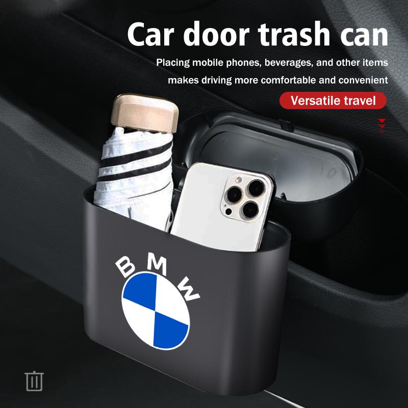 Universal Car Trash Can Storage Multifunctional Garbage Case For BMW M 1 3 4 5 6 7 Series M3 M6 F01 F02E34 E36 E70 F10 X6 X1 qa5