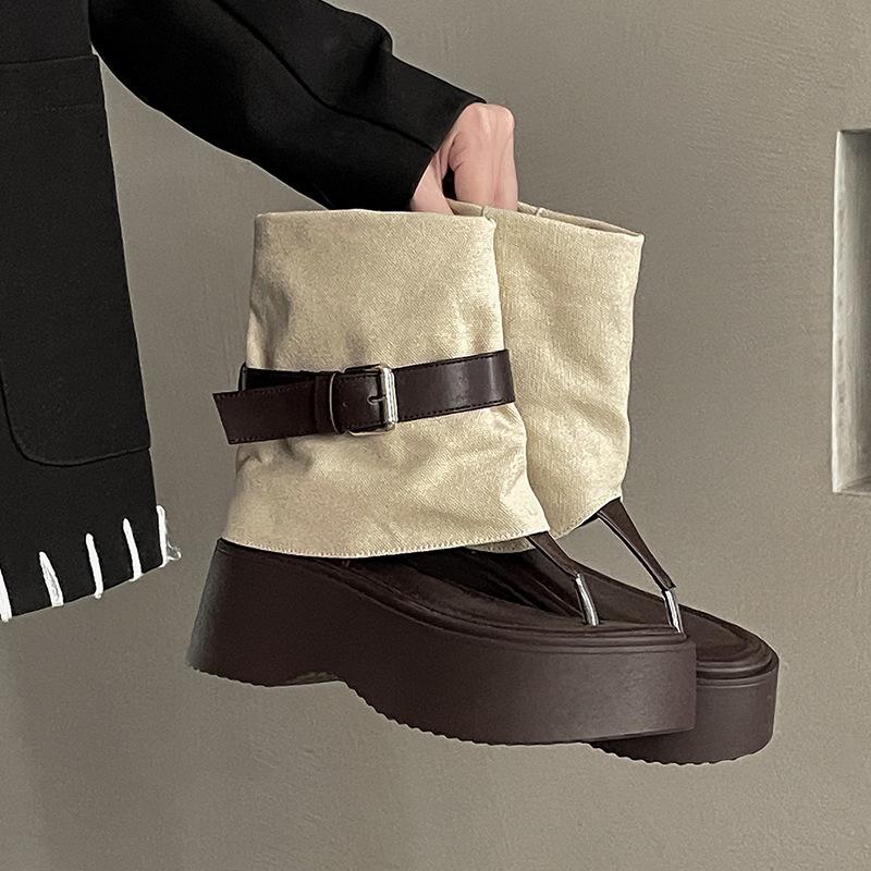 

Модный ретро-дизайн, металлическая пряжка, босоножки на платформе с открытым носком, женская летняя новинка, повседневная одинарная обувь, крутые ботинки 39