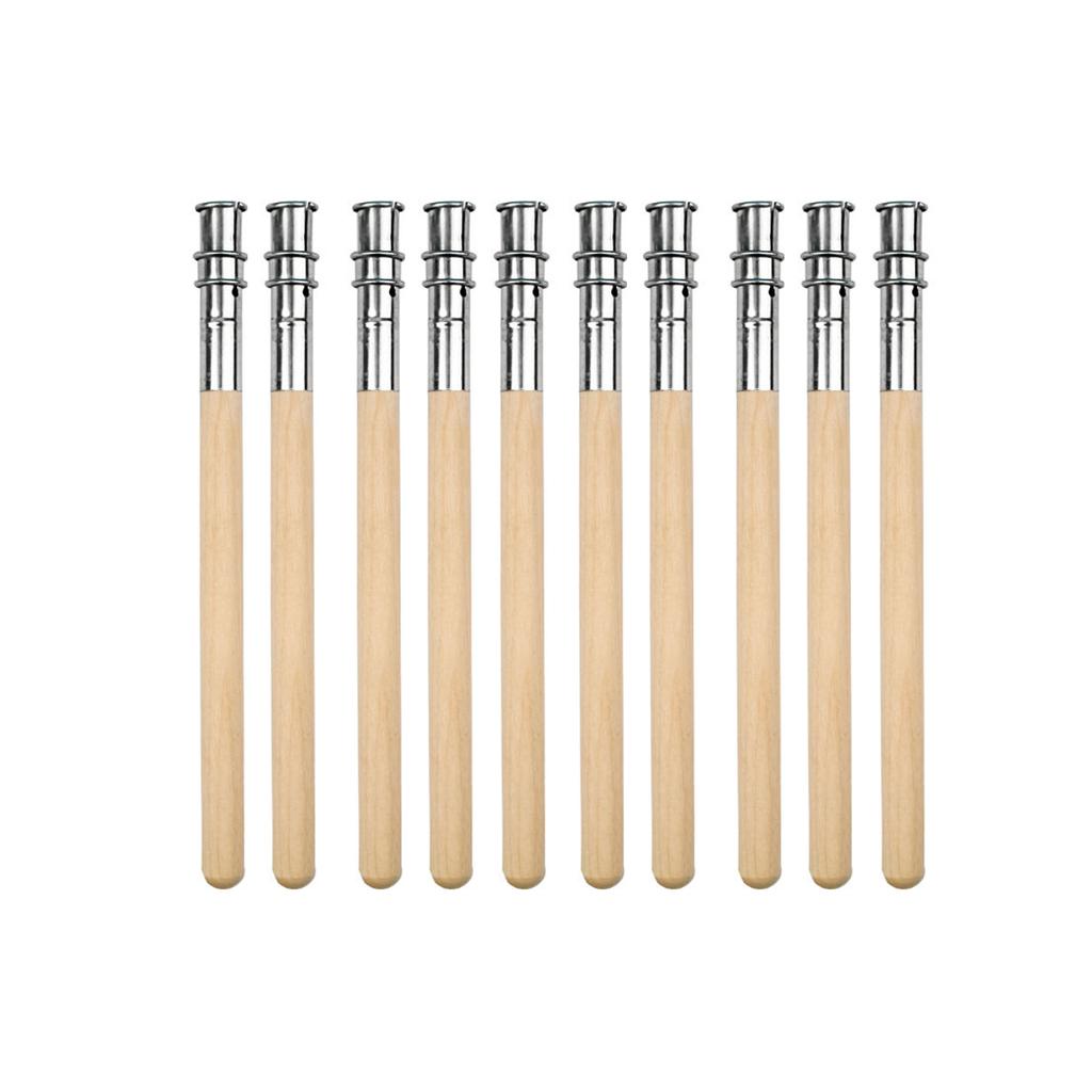 10pcs Double-Ended Pencil Extender for Short Pencils, Wooden Pencil Lengthener for Artists, Students, Drawing & Writing Tools