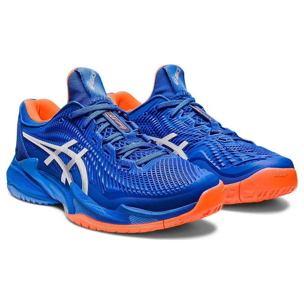 New Asics Court Ff 3 Novak Tuna Blue White 1041A361-960