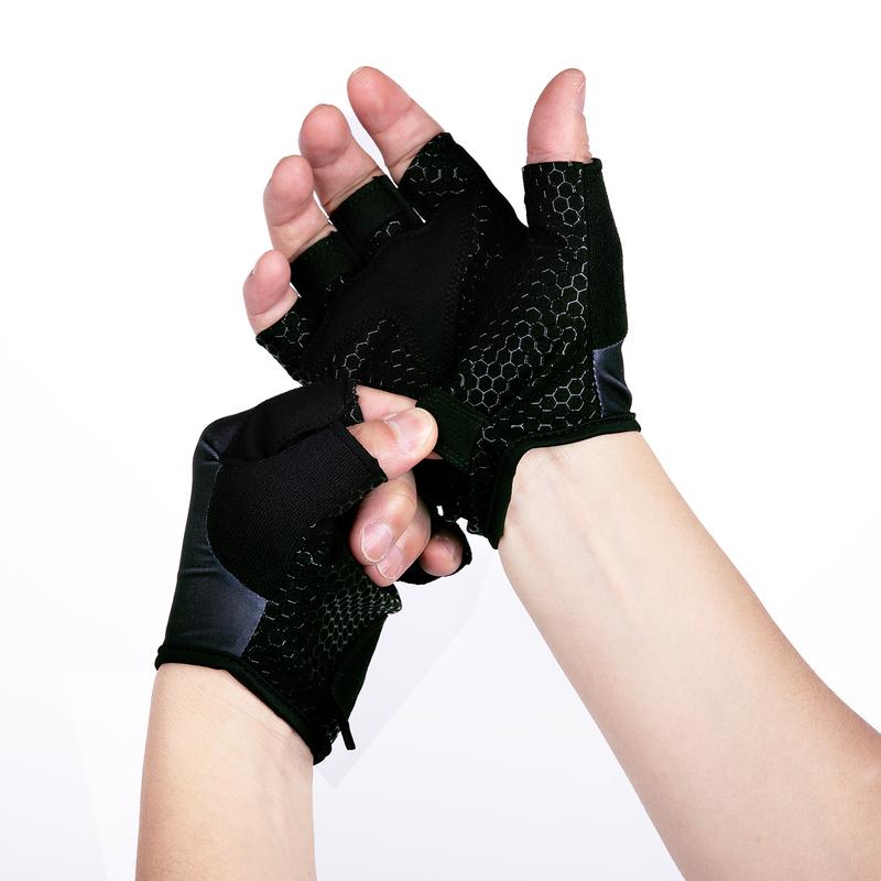 UAE 2025 Anti Slip Shock Breathable Half Finger Gloves INEOS Team Cycling Gloves Fitness Gym Bodybuilding Exercise Sports Gloves