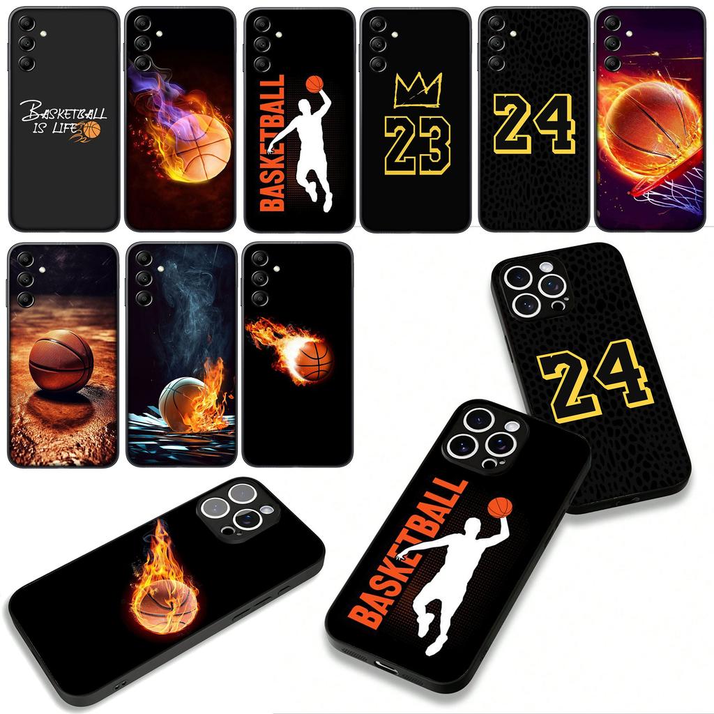Hot Basketball Sports Phone Cover for Samsung Galaxy A36 A17 A26 A07 A35 A54 A53 A13 A33 A34 S8 S9 S20 S21 FE S10 Plus Case