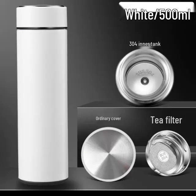 Custom Stainless Steel Thermos with Smart Temperature Display – Insulated Gift Cup 304