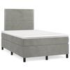 VidaXL Slat Bed Base with Mattress, Upholstered Bed, Double Bed, Adult Bedroom Interior Bed, Modern, 3269989