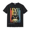 Level 40 Unlocked Funny Video Gamer 40th Birthday Gift T Printed On For Unisex Wholesale Cotton T Shirts Party