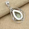 Grüner Amethyst Edelstein Schmuck 925 Sterling Silber Handgefertigter Anhänger für Frauen Geschenk
