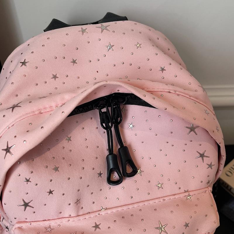 Zaino Stampa Stelle da Donna Grande Capacità Zaino da Pendolare Zaino con Coulisse