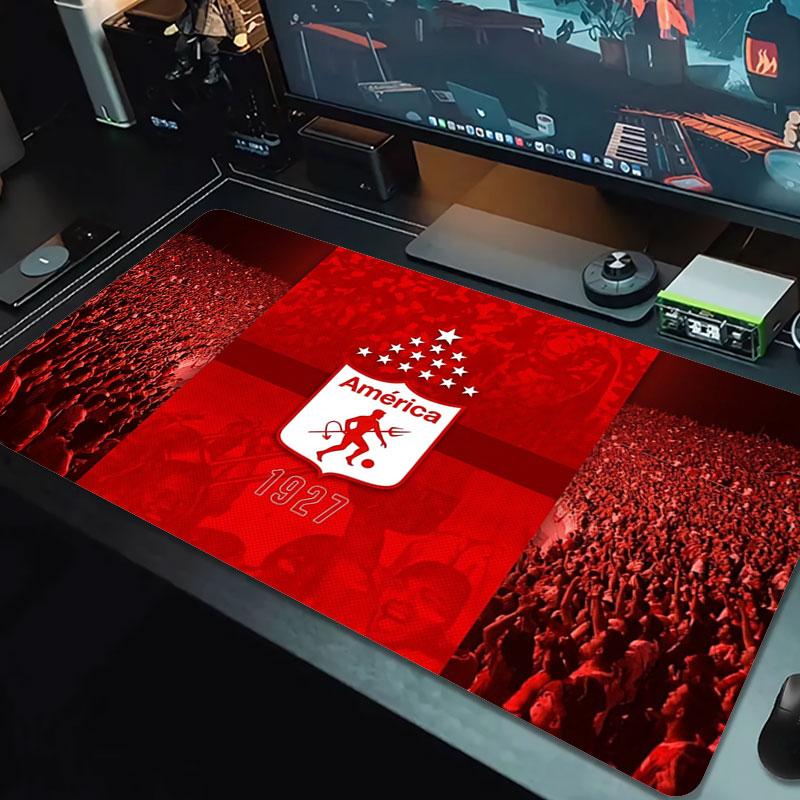 Arsenal F Großes Mauspad Große Gaming-Tischunterlage Rutschfest für Laptop Tablet Großes Mauspad XXL Matte Mini-PC-Spielmatte Mit verriegeltem Rand
