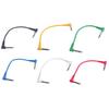 Audiophile Effects Patch Cables, 6.35mm Right Angle, Approx. 10cm (17cm), Noise Reduction, Shielded, Set of 6