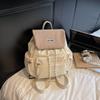 Women Casual Backpacks Large Capacity Nylon Shoulder Bag College Student Schoolbags Solid Lightweight Mochilas