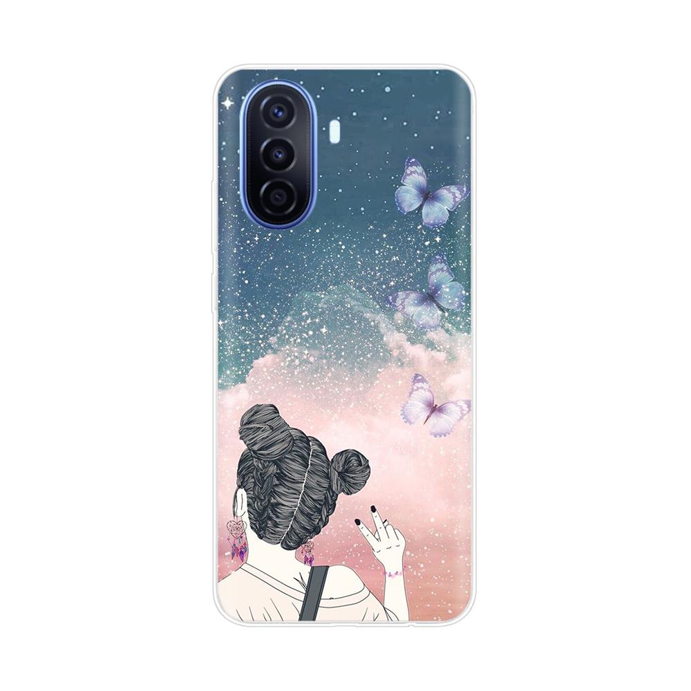 New Fashion Flower Cover For Huawei Nova Y70 Plus Case Soft Slim Phone Cases For Huawei Nova Y70 Y 70 NovaY70 Back Cover Bumper