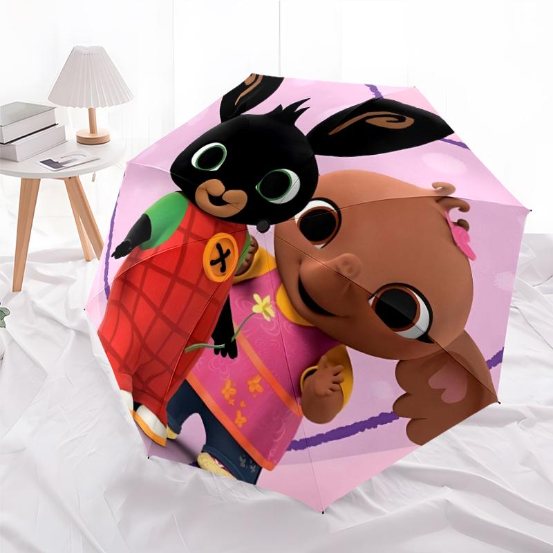 1pc Bing Bunny4 Umbrella, Sun Protection, And UV Shielding. It Has Eight Sturdy Ribs for Outdoor Use And Perfect Gift