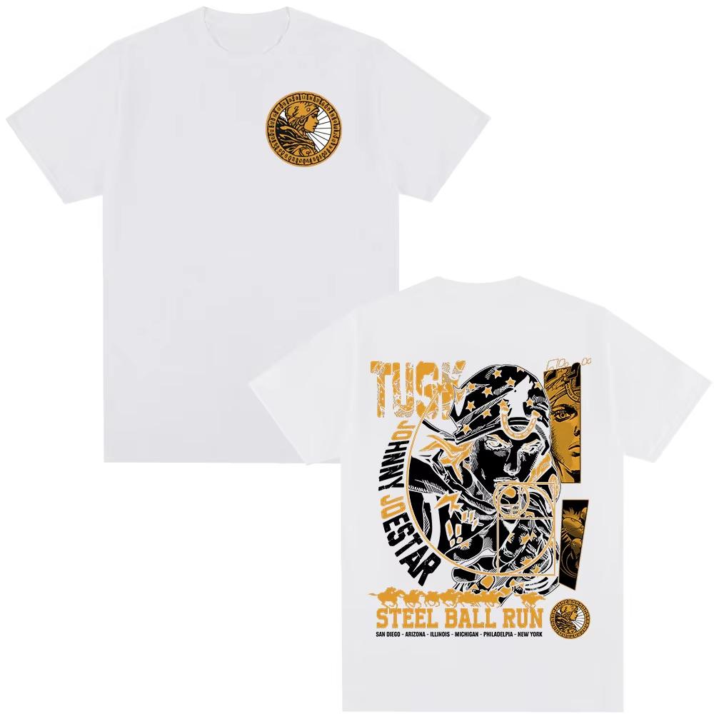 2026 New Anime Fullmetal Alchemist Chiaki Juteguchi Pattern Tshirt  Mens and Womens Casual and Retro Pure Cotton Tshirt