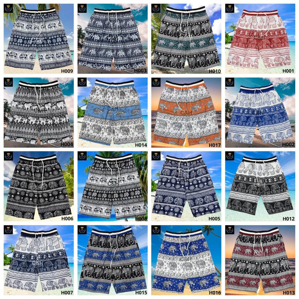 Elefantenhose Shorts Training Muay Thai Boxen Kickboxen Print Unisex Herren Damen Schnelltrocknend Kampfsport Boxer Kind Kämpfen Fitness Gym Sport Workout