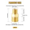 Strong Double Male Threaded Brass Fitting Universal Pipe Connector Univsersal Pipe Adapter for Home & Industrial Use