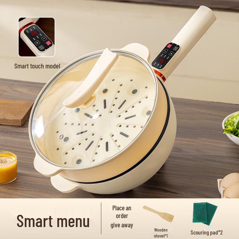 

UOTUO Розумний багатофункціональний електричний вок з пароваркою з сенсорним керуванням