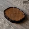 Chinese Minimalist Single-Layer Heavy Bamboo Tea Tray