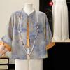 2026 New Chinese Style Spring-Summer Lightweight Jacket for Middle-Aged and Elderly Women - Three-Quarter Sleeve