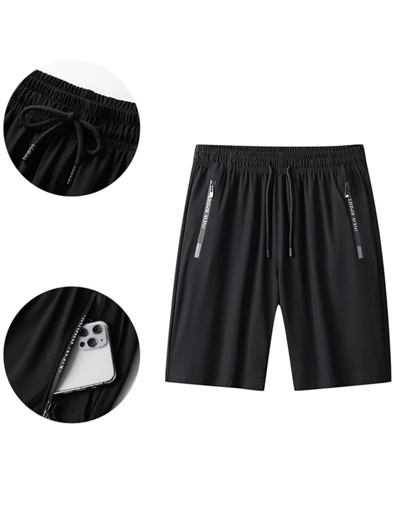 Butrends Shirt and Shorts Sportswear for Training and Relaxed Stylish Summer Size 2XL Men's Cool-to-the-Touch Short-Sleeve Set, Running,