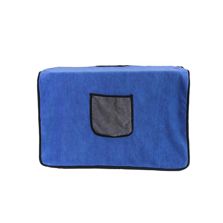 

Towel Large Double Thickened Dog Bath Towel Microfiber Pet Supplies YJ2-XL синий