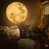 Creative Starry Sky Night Light: Earth and Moon USB Projection Atmosphere Light.