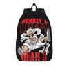 One Piece Monkey D Luffy Skull  Backpack for Men Women Fashion High School Work Daypack Anime  Laptop Shoulder Bag Outdoor