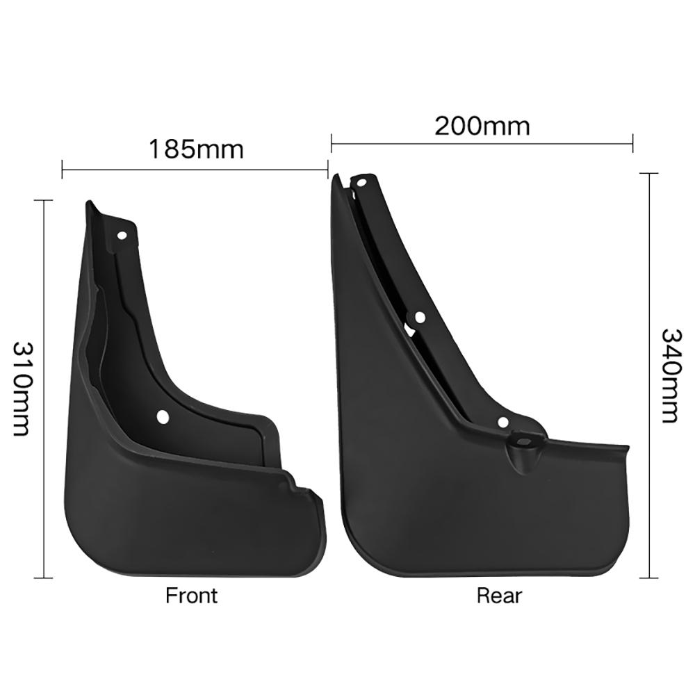 4x For MG 4 MG4 EV Mulan Hatchback 2022 2023 Mud Flaps Splash Guard Mudguards MudFlaps Front Rear Fender Styling Car
