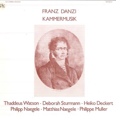 LP Record THADDEUS WATSON, DEBORAH STURMANN,  - Franz Danzi Kammermusik SM92113 DA CAMERA MAGNA 1980 Germany Classical Used