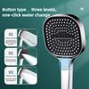 13cm Large Panel 3 Modes High Pressure Shower Head Massage Shower Head With Filter Bathroom Accessories  New