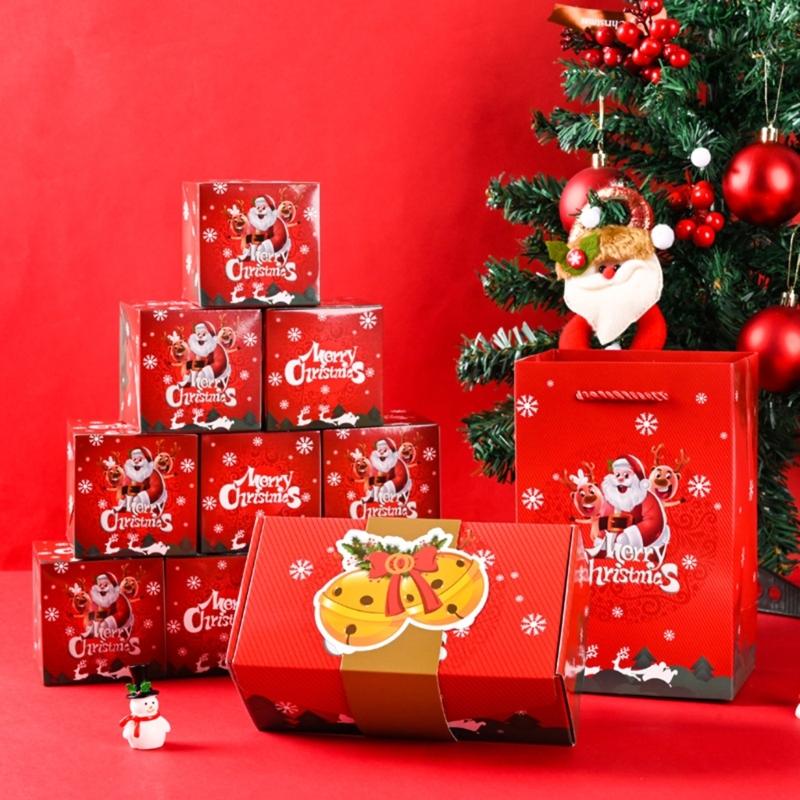 Christmas Popup Gift Box Surprise Fold Designs Paper For Holiday Party Decorations Holiday Accessories